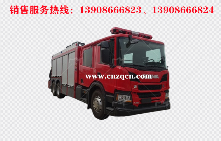 斯堪尼亞scania后雙橋搶險(xiǎn)救援消防車(chē)
